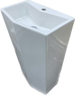 Раковина напольная Laguraty 884 B 35x85см белый